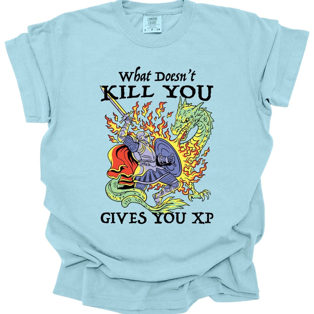 What Doesn't Kill You Gives You XP T-Shirt - Comfort Colors