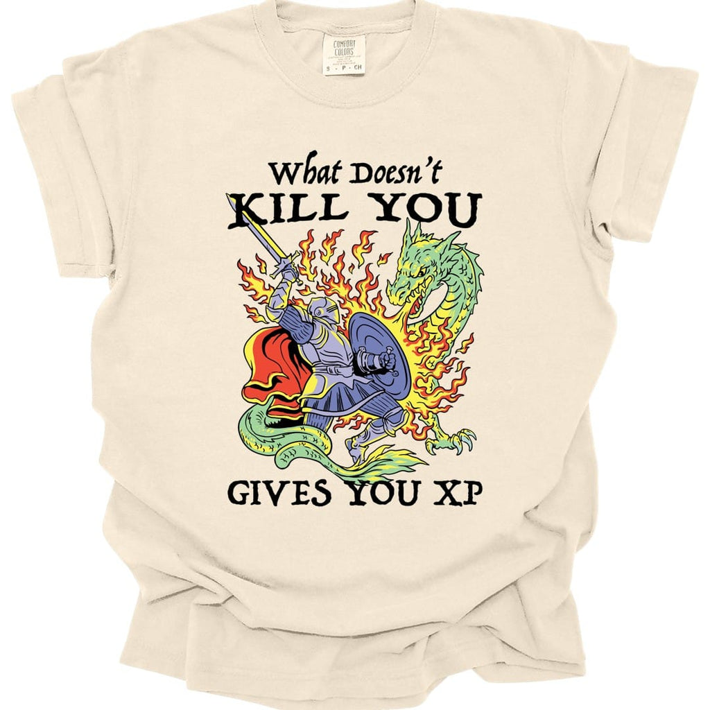 What Doesn't Kill You Gives You XP T-Shirt - Comfort Colors