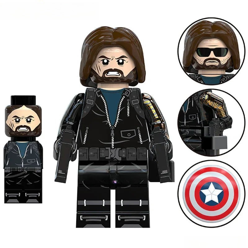 Winter Soldier Bucky Barnes Avengers Marvel MCU Minifigure 1