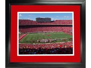 Framed Camp Randall Stadium Wisconsin Badgers 11"x14" NCAA Football Photo Professionally Matted