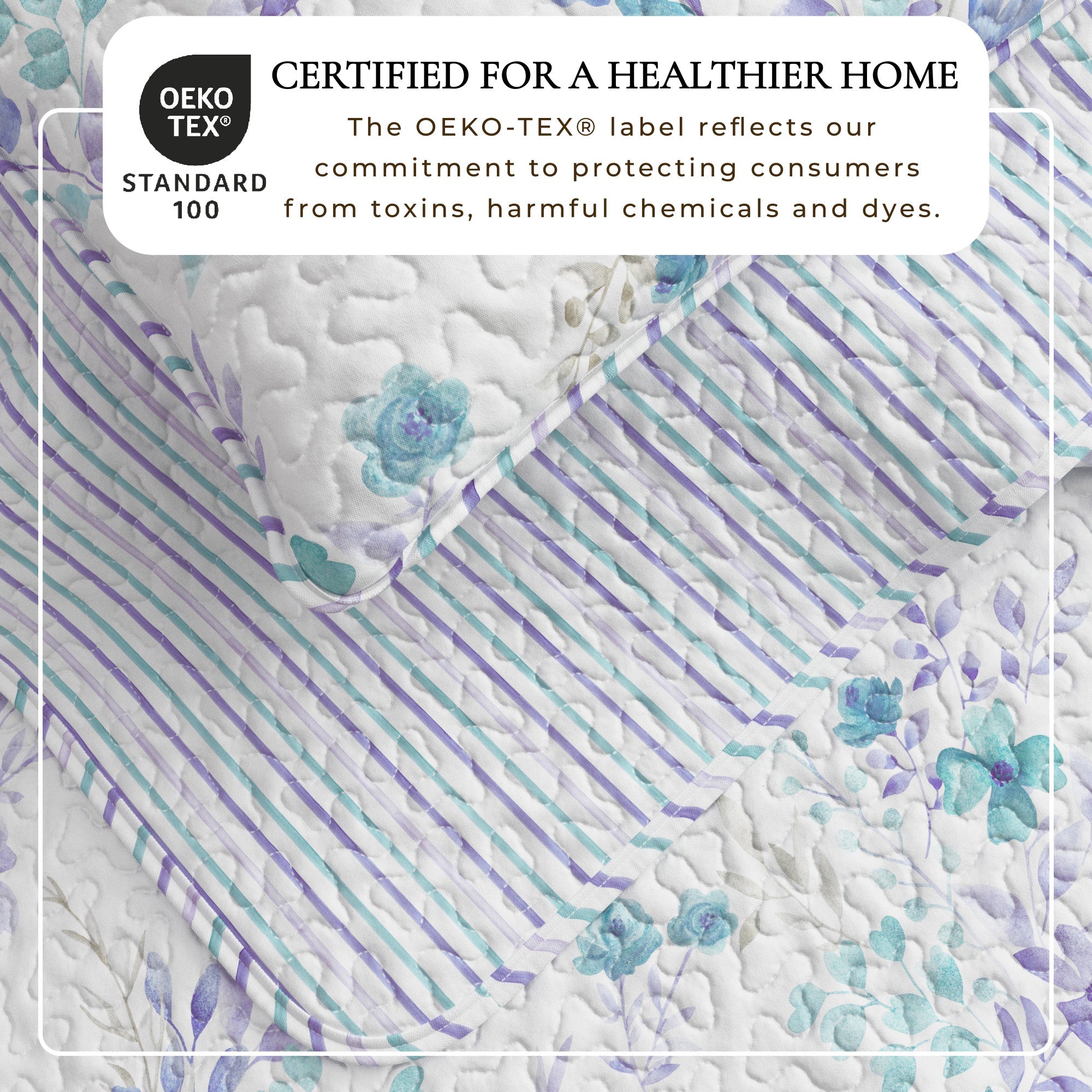 April Morning Floral Quilt Set