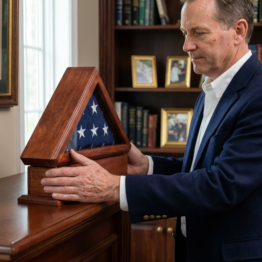 Flags Connections Flag Case with Pedestal for 3ft x 5ft Flag