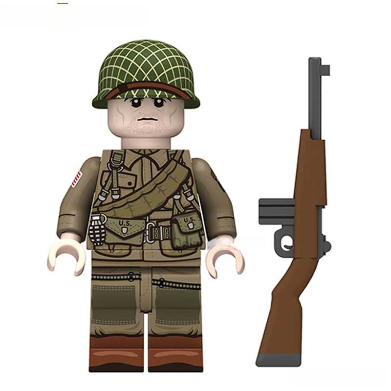 World War 2 American Airborne Infantry Soldier Minifigure Toy 3