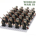 World War 2 American Soldiers set of 24 Minifigure Toy 4 D271