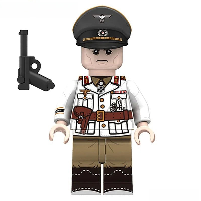 World War 2 Erwin Rommel Nazi General Minifigure Toy