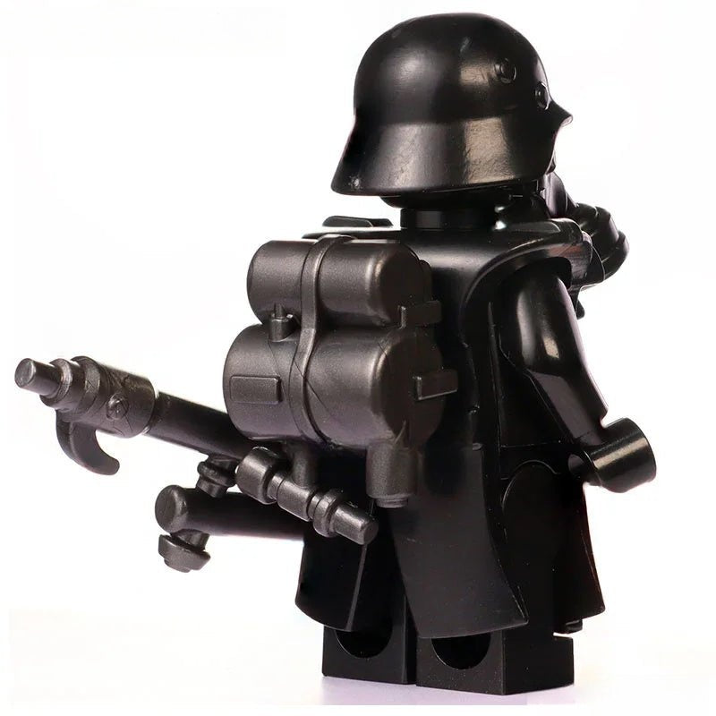 World War 2 Gas Mask Flame trooper Officer Custom Lego Star Wars Minifigures Toys