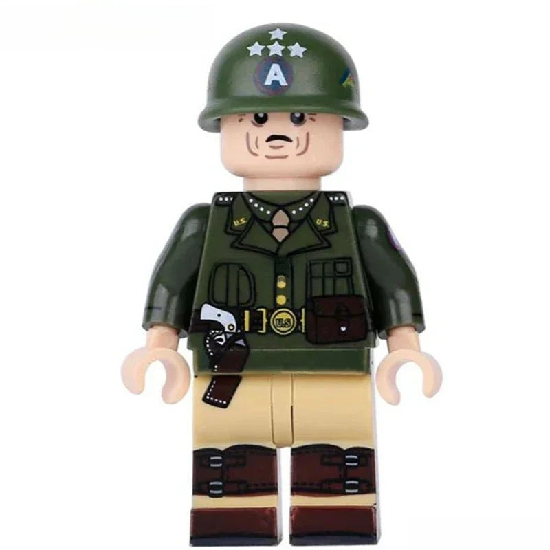 World War 2 General George S Patton Best Minifigure Toy