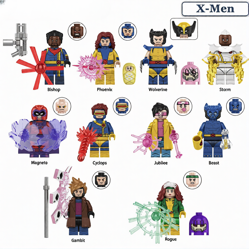 X-Men '97 Set of 10 Minifigure Toy S2