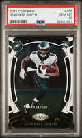 Graded 2021 Panini Certified DeVonta Smith #105 Rookie RC Football Card PSA 10 Gem Mint