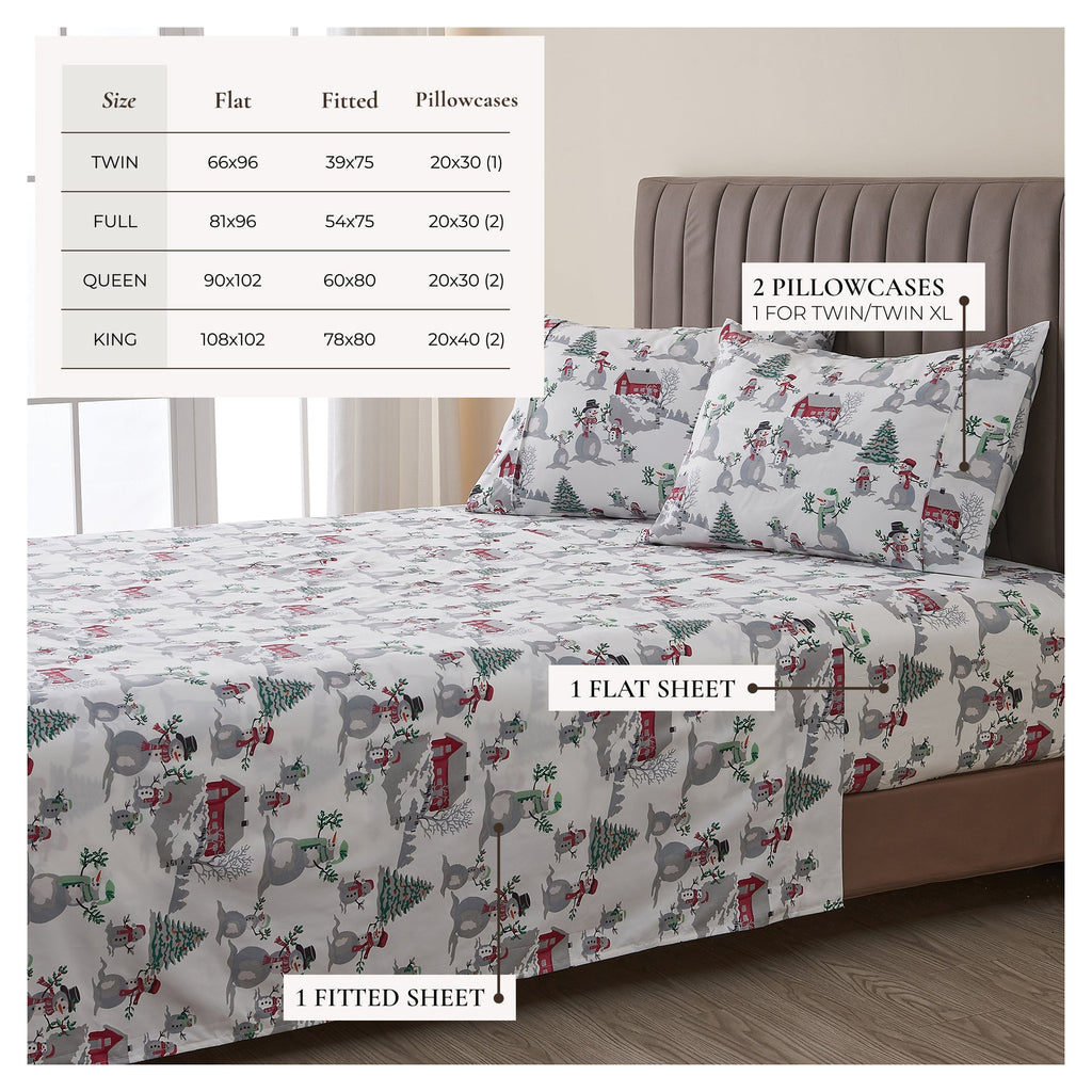 Lodge Printed Sheet Set - Mountain Ridge Collection