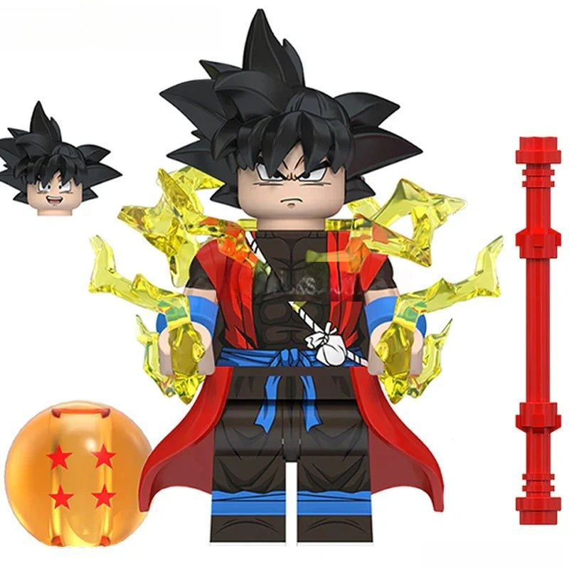 Xeno Goku Dragon Ball Z Best Lego Minifigures | Custom Anime Toy Collectibles G-22