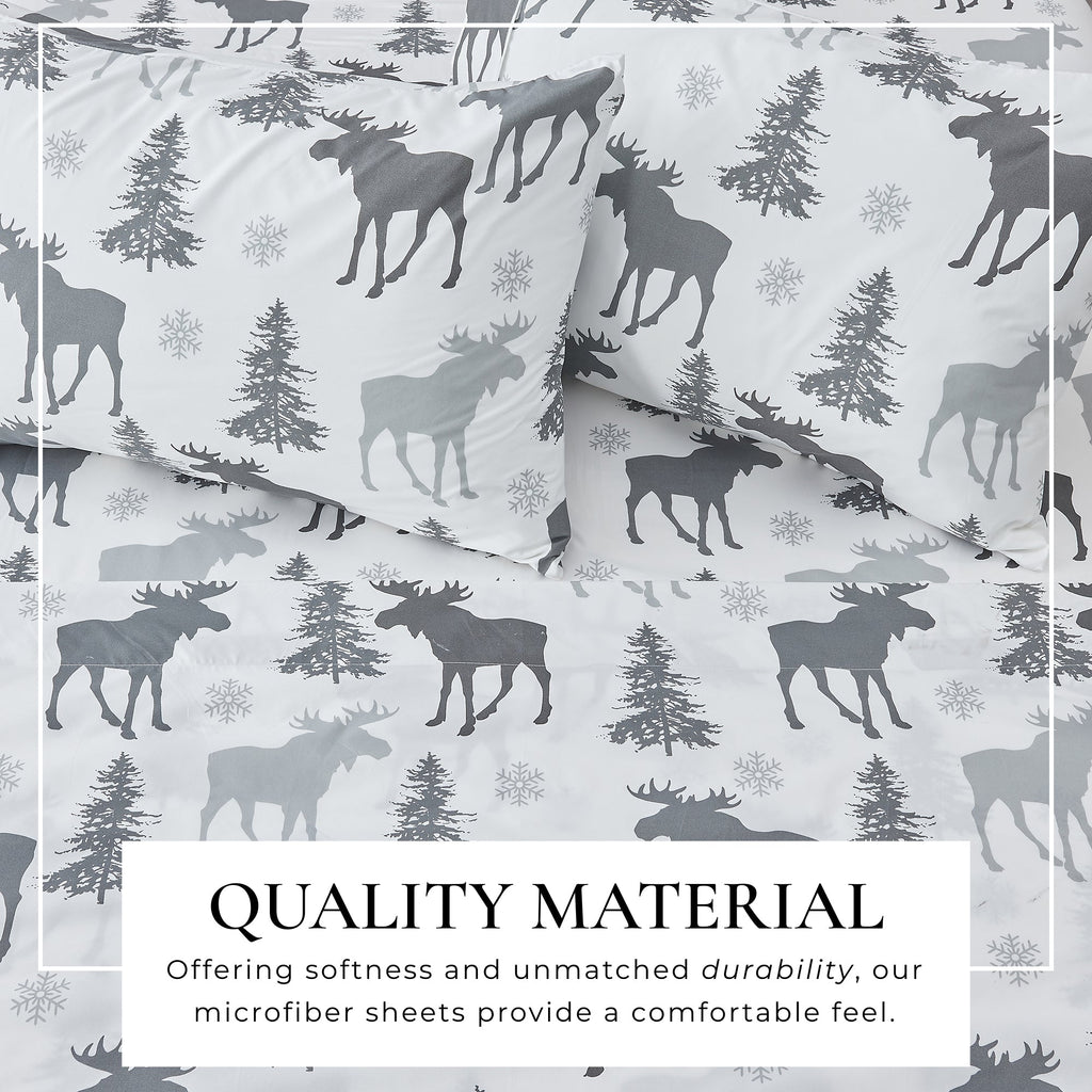 Lodge Printed Sheet Set - Mountain Ridge Collection