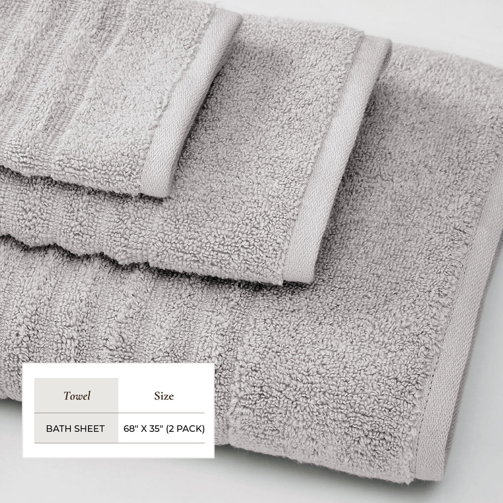 Luxury Combed Cotton Bath Towel Set - Karina Collection