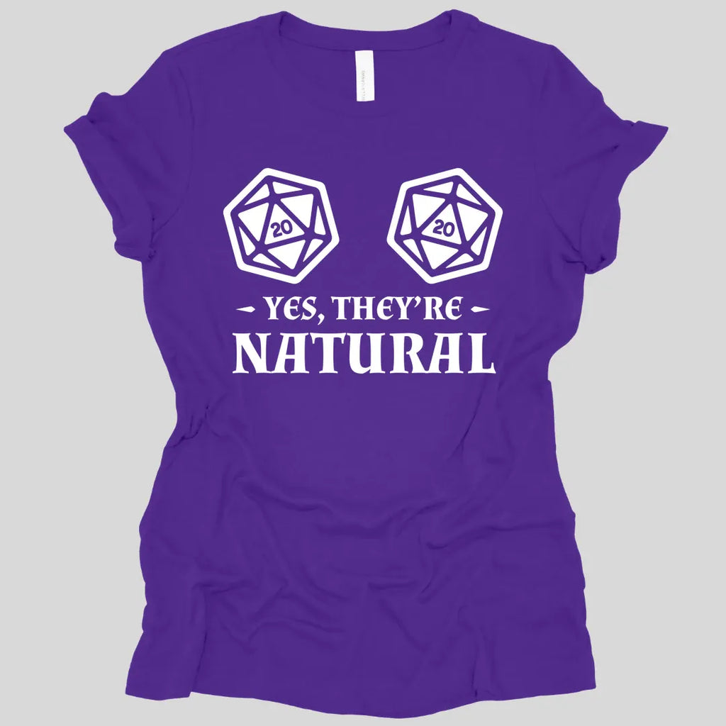 Yes They're Natural DnD Women's Shirt