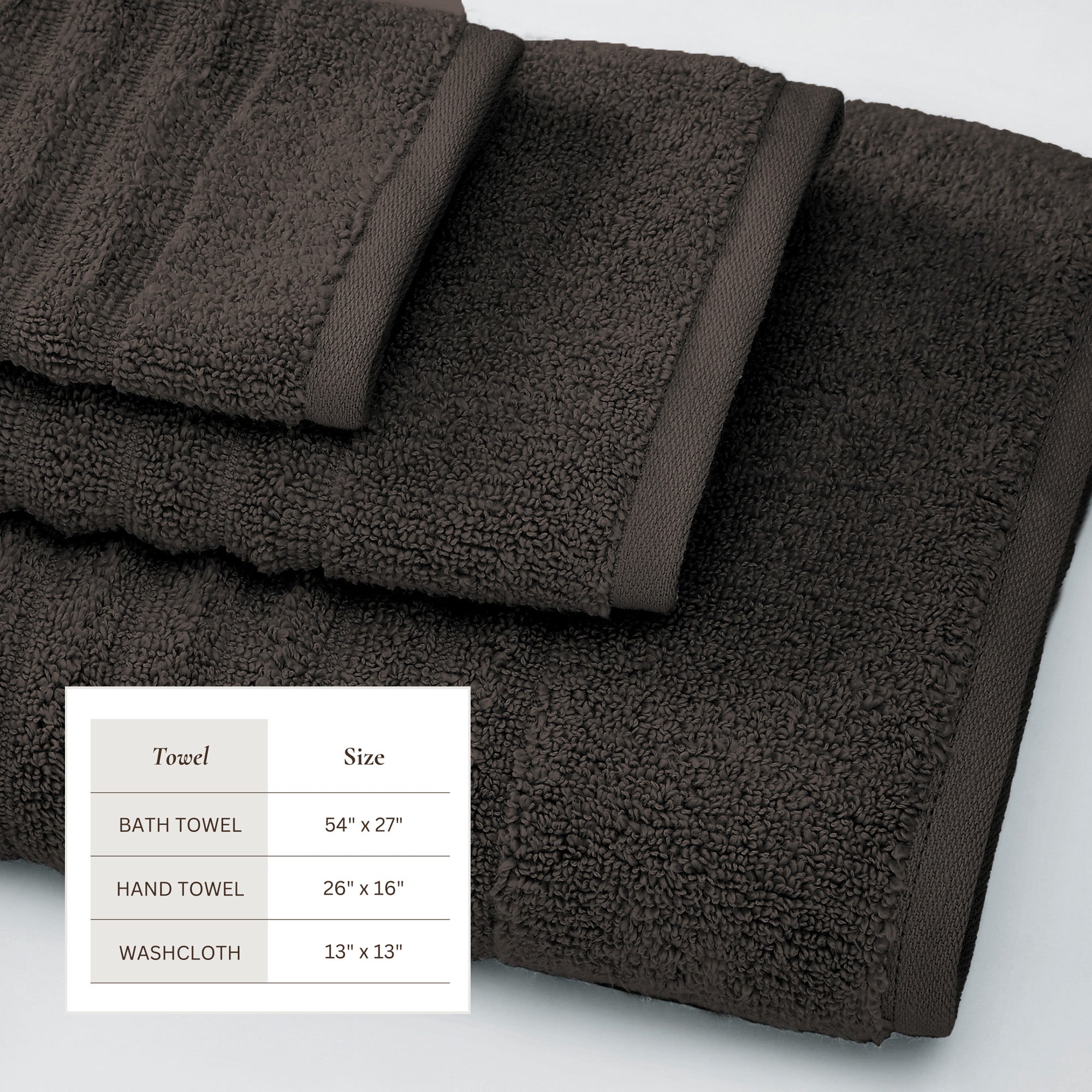 Luxury Combed Cotton Bath Towel Set - Karina Collection