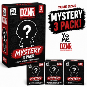 Pack of 3 Random Assortment Yume DZNR 7-Inch Plush Figures