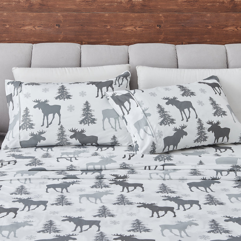 Lodge Printed Sheet Set - Mountain Ridge Collection