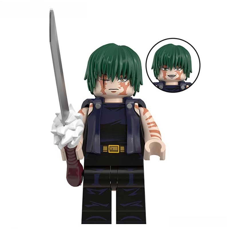 Zenin Maki Jujutsu kaisen Lego Anime Minifigures Custom Toys