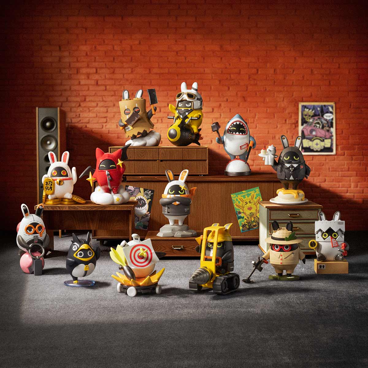 Zenless Zone Zero Bangboo Party Series Figures by POP MART