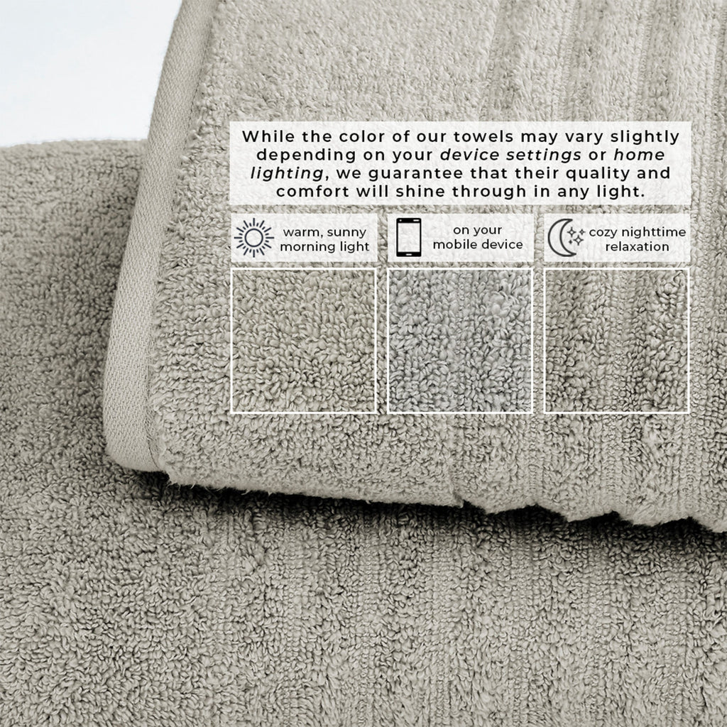 Luxury Combed Cotton Bath Towel Set - Karina Collection