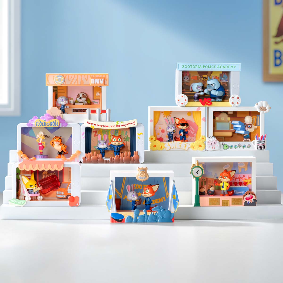 Zootopia Highlight Moment Series Scene Sets by POP MART