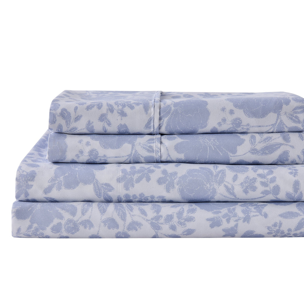 Watercolor Floral Sheet Set - Delia Collection